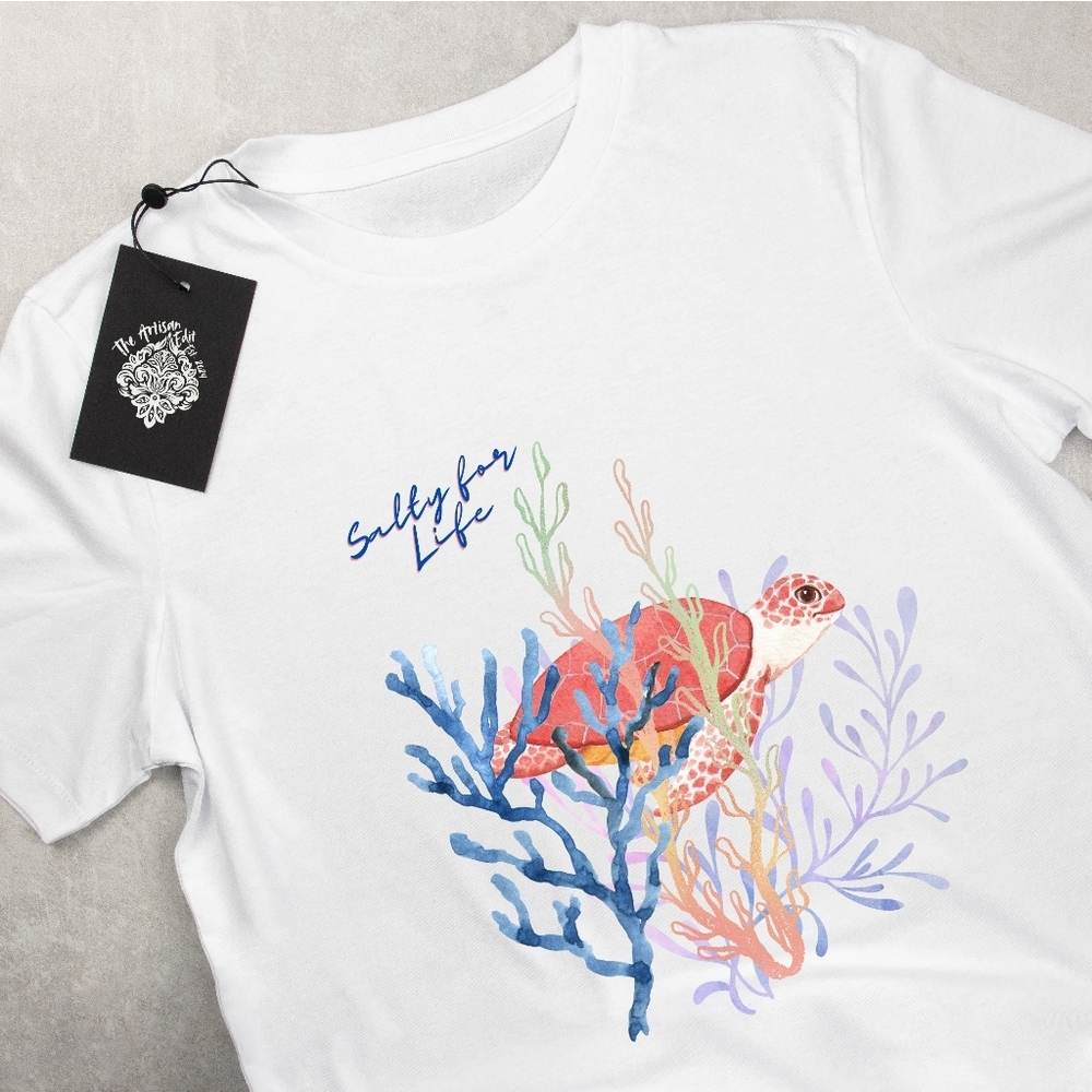 Salty for Life "Sea Turtle" Short Sleeve Unisex Tee​